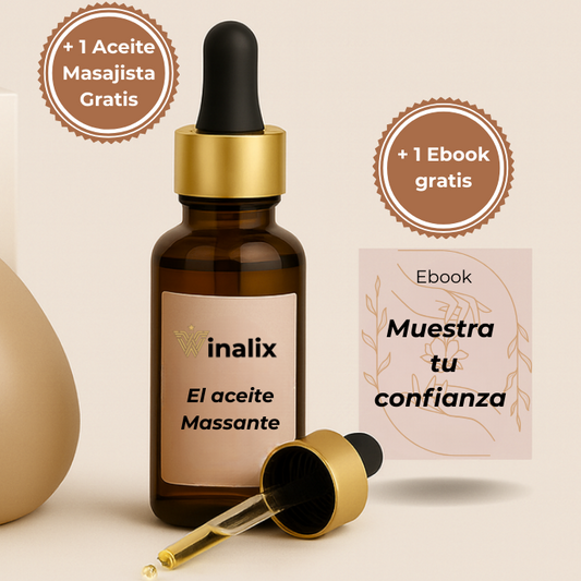 Aceite Massante + Ebook "Revele su confianza