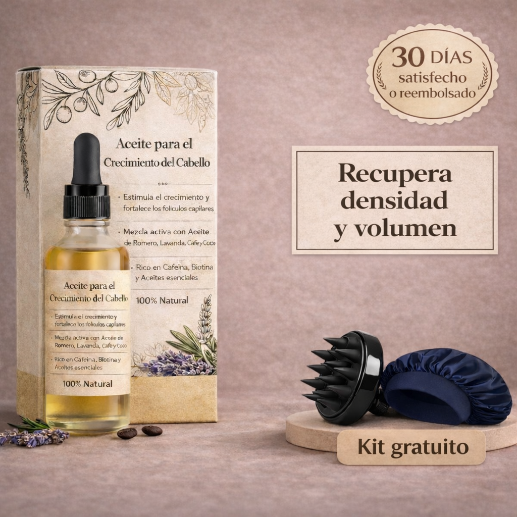 HairBoost™ – Sérum de Crecimiento Natural