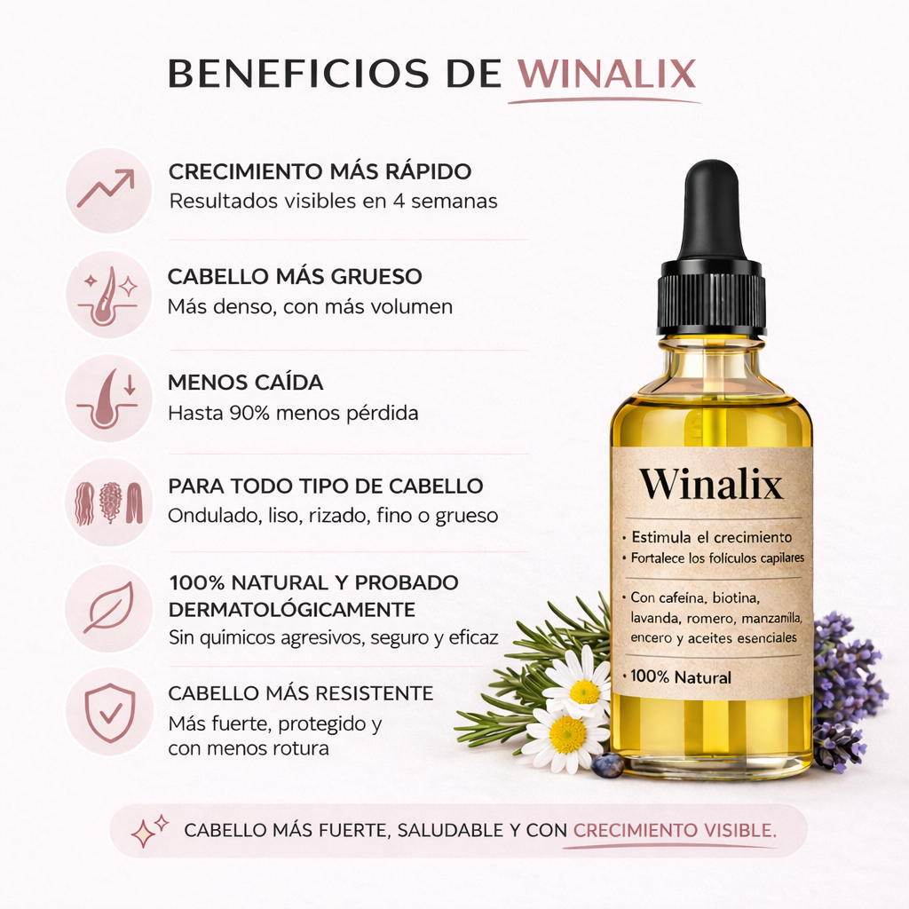 Winalix™ – Aceite de crecimiento natural rápido