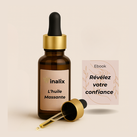 Huile Massante + Ebook “Révélez votre confiance”
